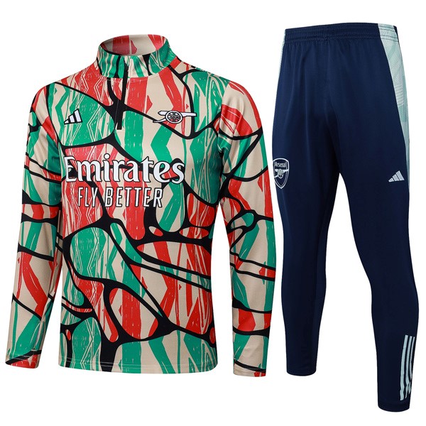 Sudadera De Training Arsenal 2025-26 Verde Rojo